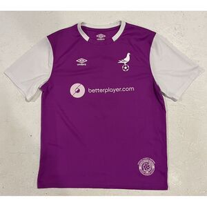 Umbro Futbul Soccer Jersey Men's M Purple Soccer‎ New York NYC Footy Bronx